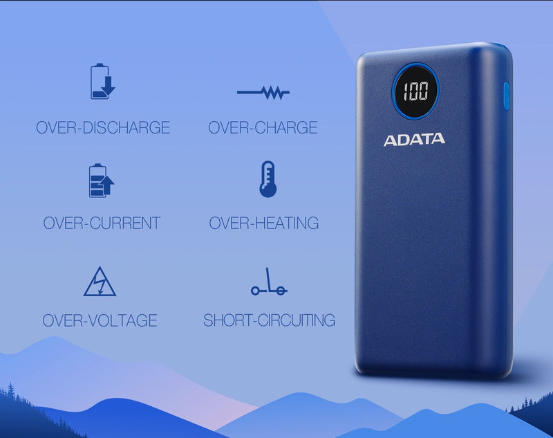 ADATA POWER BANK P20000QCD 20,000MAH