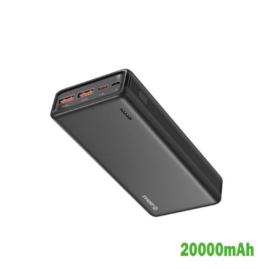 EP29-BK:20000mAh PD+QC Power Bank 22.5W